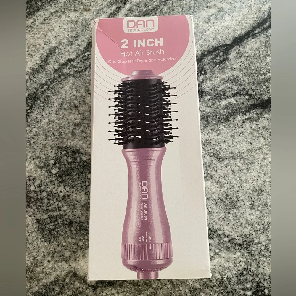 Pink 3-in-1 Hot Air Styling Brush for Women